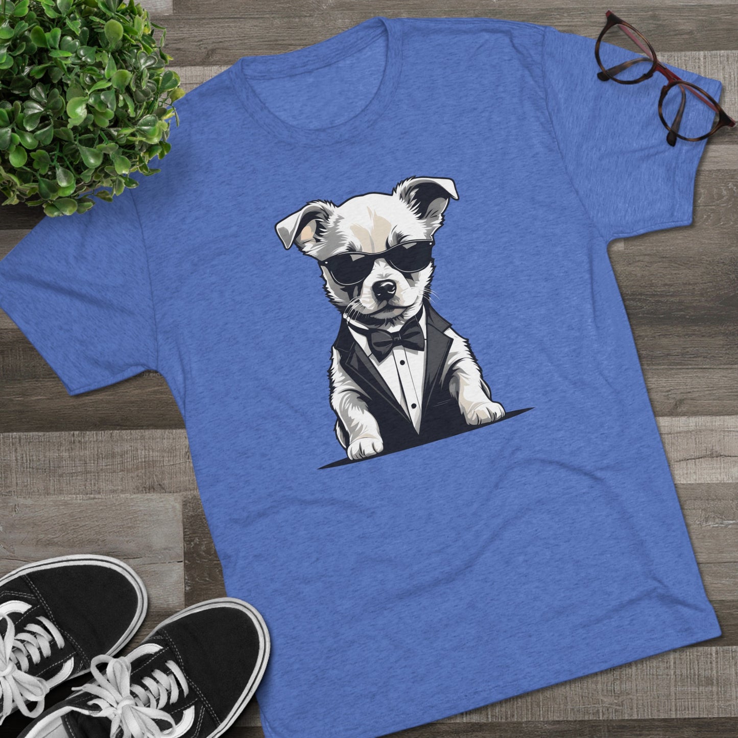 Cool Pup Shirt | Unisex Tri-Blend Crew Tee | Dog Lover | Fun | New Design | 2024 | Summer | Gift | Birthday Gift | Pet Lover | Sweet | Bones