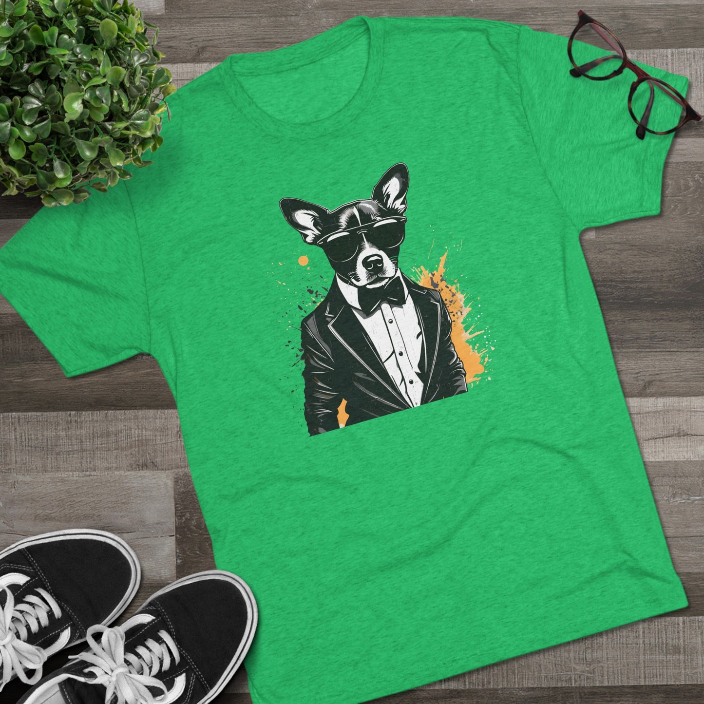 Cool Pup Shirt | Unisex Tri-Blend Crew Tee | Dog Lover | Fun | New Design | 2024 | Summer | Gift | Birthday Gift | Pet Lover | Bones | Sweet