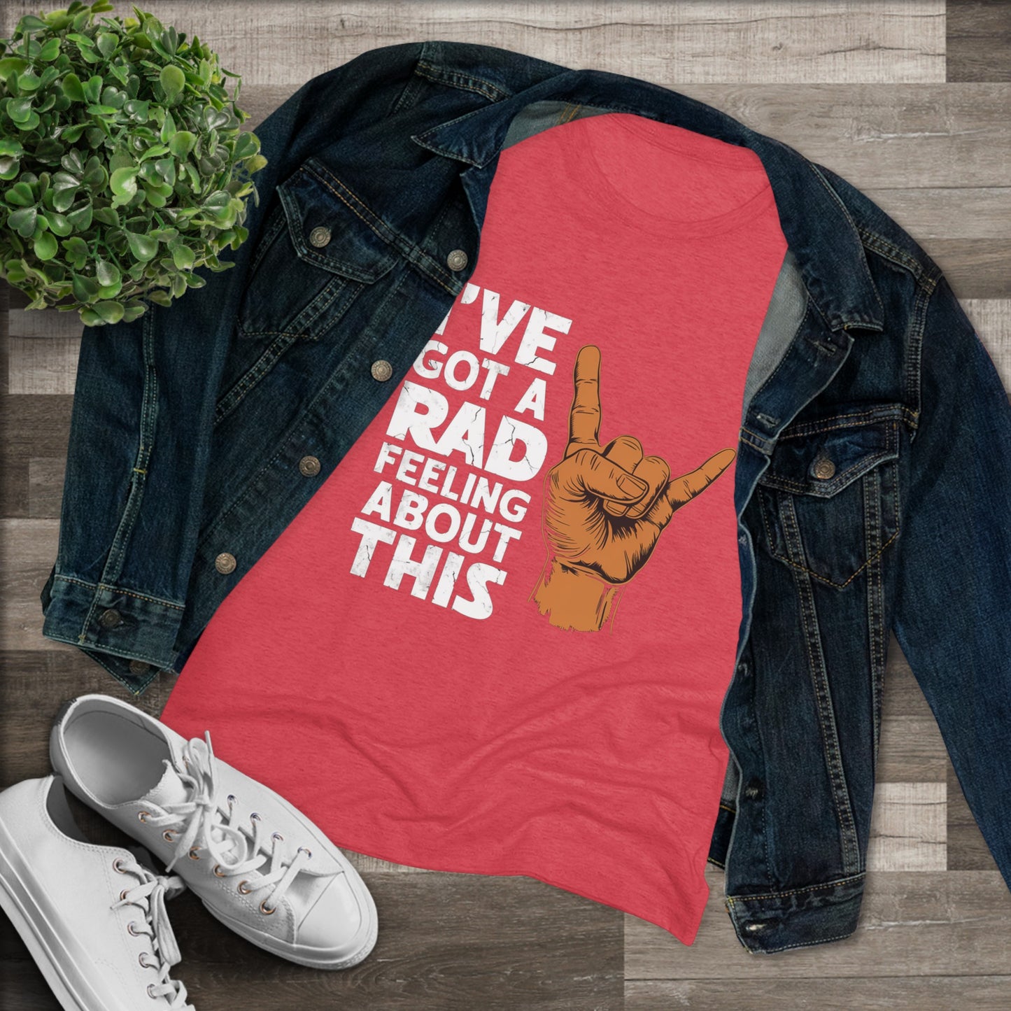 I've Got A Rad Feeling About This | Women's Triblend | Star Wars | Funny | Gift | Han Solo | Skywalker | May the 4th | Fourth | Surfer |