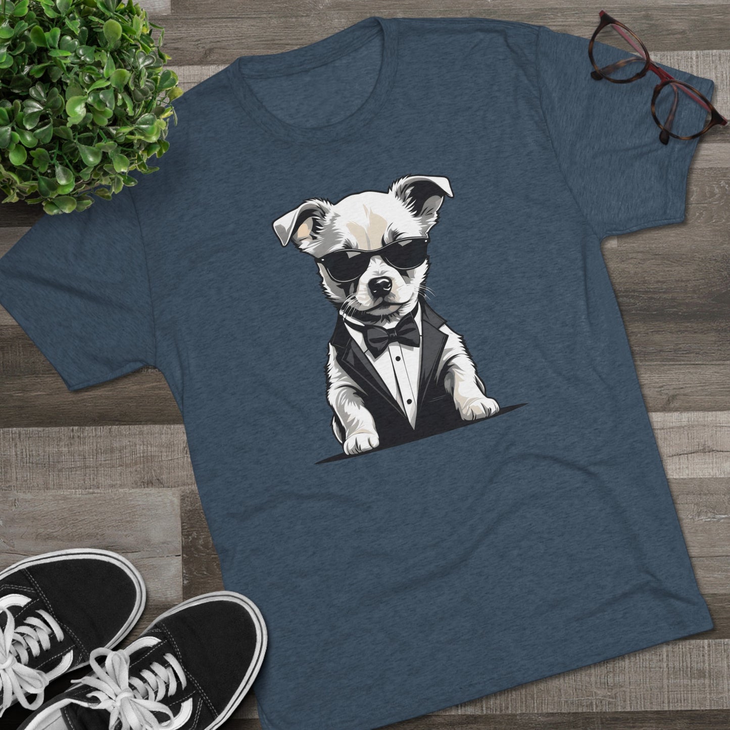 Cool Pup Shirt | Unisex Tri-Blend Crew Tee | Dog Lover | Fun | New Design | 2024 | Summer | Gift | Birthday Gift | Pet Lover | Sweet | Bones