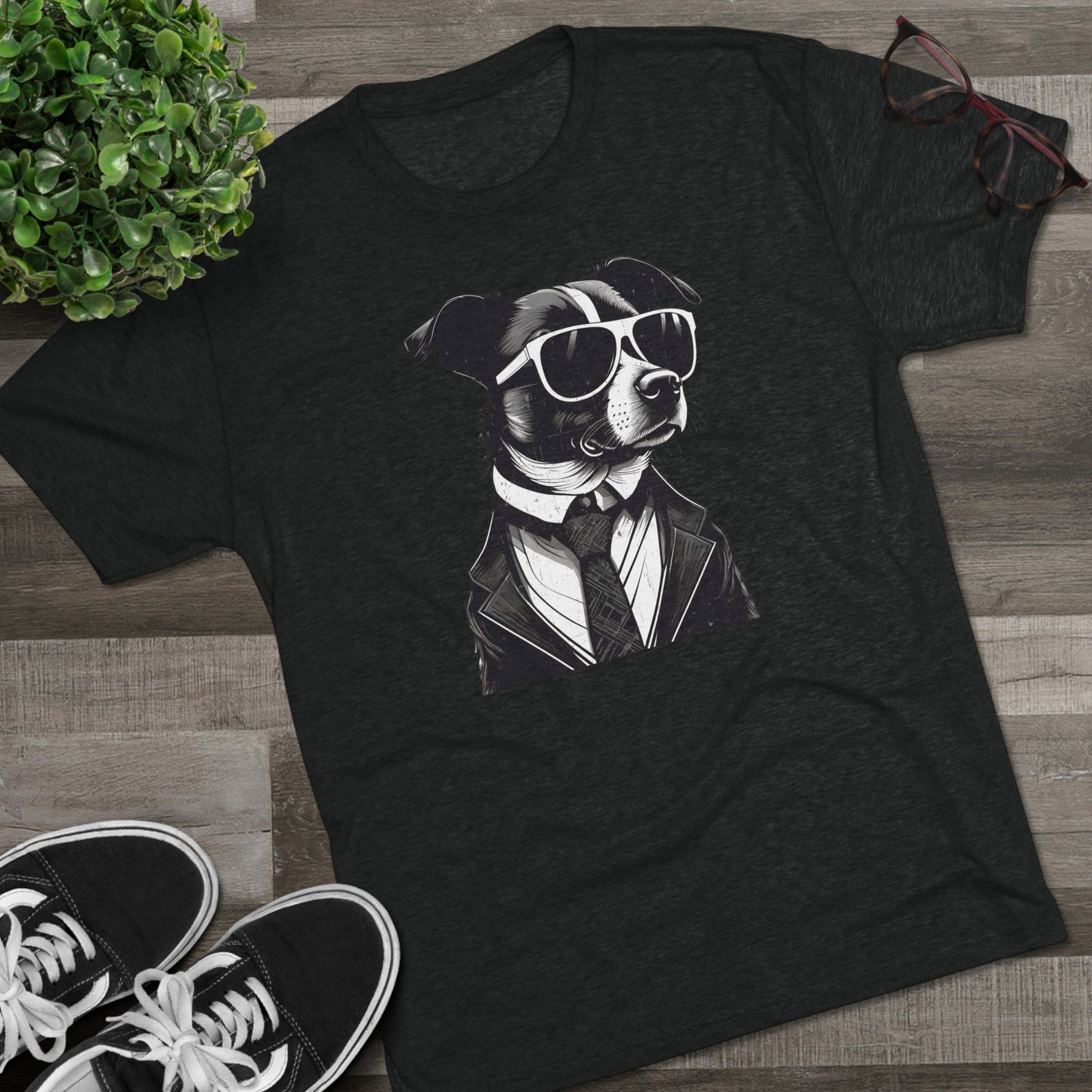 Cool Pup Shirt | Unisex Tri-Blend Crew Tee | Dog Lover | Fun | New Design | 2024 | Summer | Gift | Birthday Gift | Pet Lover | Sweet | Bones
