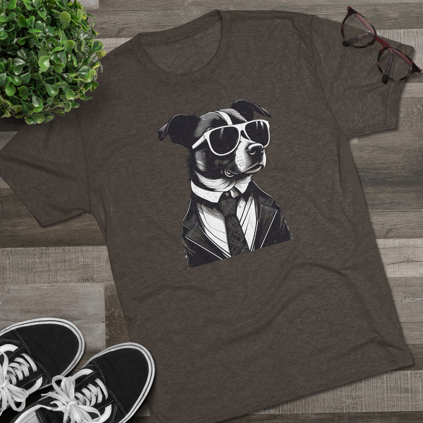 Cool Pup Shirt | Unisex Tri-Blend Crew Tee | Dog Lover | Fun | New Design | 2024 | Summer | Gift | Birthday Gift | Pet Lover | Sweet | Bones