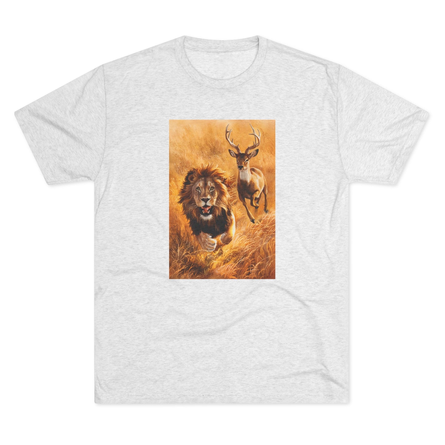 Fearless Pursuit - Lions Fear Me | Unisex Tri-Blend Crew Tee | No Fear | New | 2024 | Summer | Gift | Birthday Gift | Courage | Bold