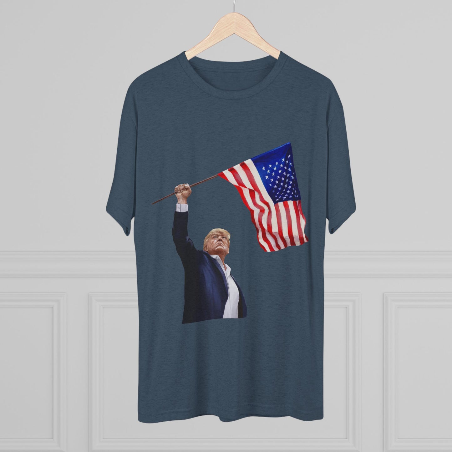 TRUMP AMERICAN FLAG, Donald Trump Flag Shirt, Trump Shot Shirt, Trump Assassination, Trump 2024, President Trump, Salute, Patriot