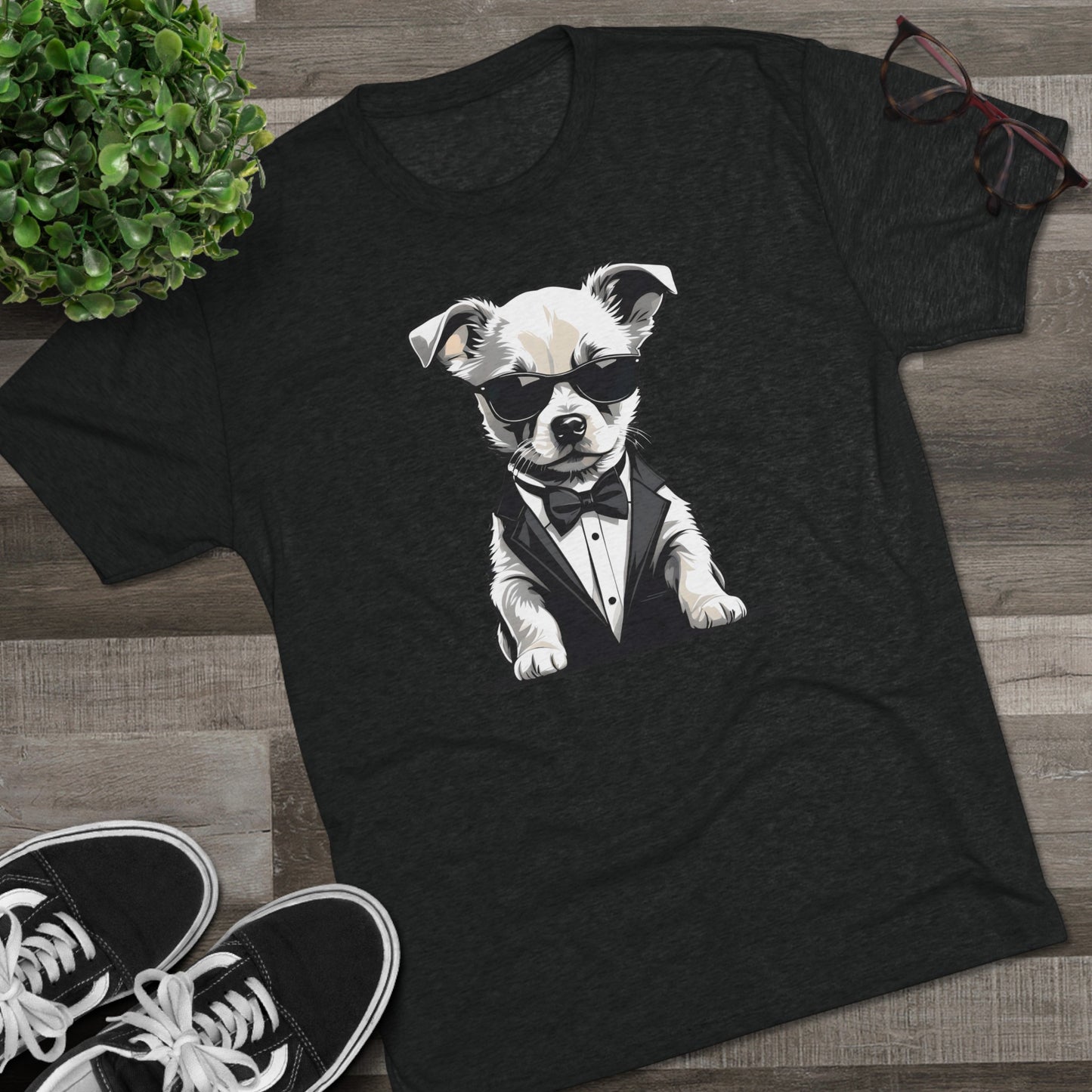 Cool Pup Shirt | Unisex Tri-Blend Crew Tee | Dog Lover | Fun | New Design | 2024 | Summer | Gift | Birthday Gift | Pet Lover | Sweet | Bones