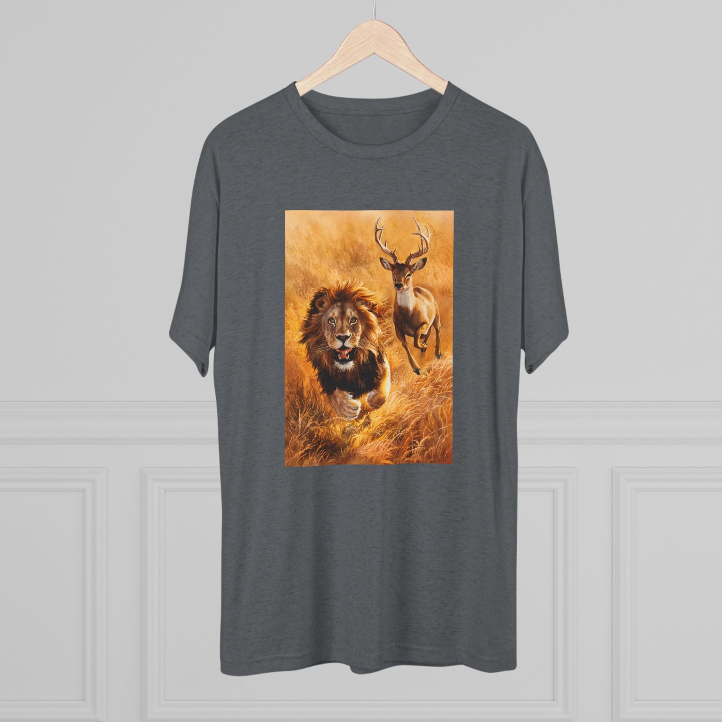 Fearless Pursuit - Lions Fear Me | Unisex Tri-Blend Crew Tee | No Fear | New | 2024 | Summer | Gift | Birthday Gift | Courage | Bold