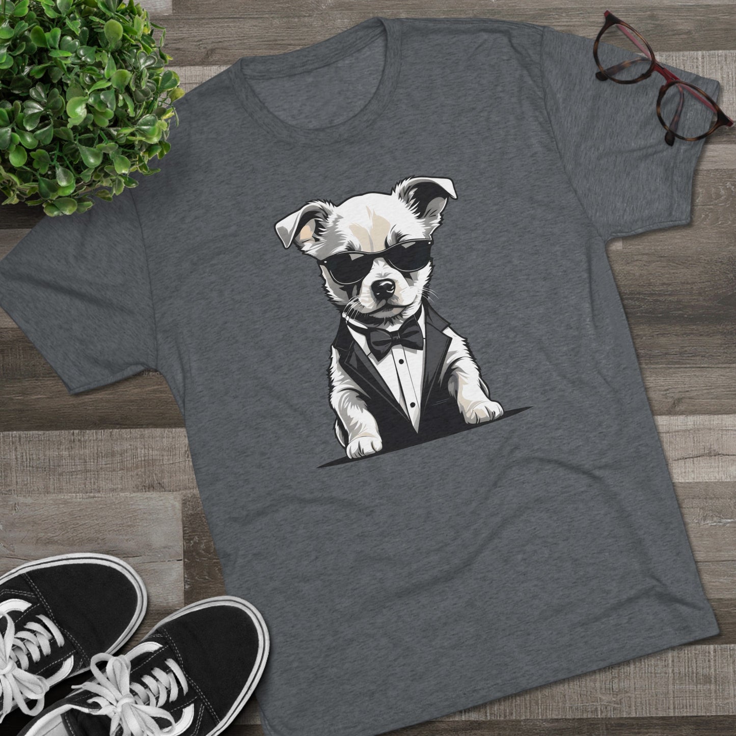 Cool Pup Shirt | Unisex Tri-Blend Crew Tee | Dog Lover | Fun | New Design | 2024 | Summer | Gift | Birthday Gift | Pet Lover | Sweet | Bones