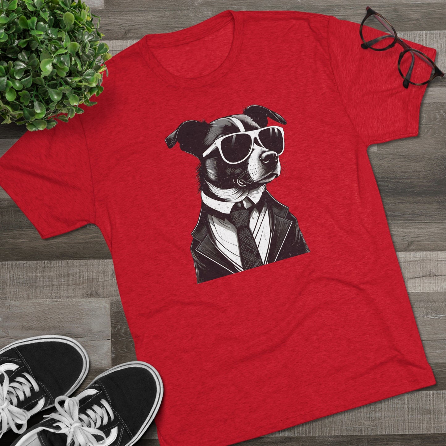 Cool Pup Shirt | Unisex Tri-Blend Crew Tee | Dog Lover | Fun | New Design | 2024 | Summer | Gift | Birthday Gift | Pet Lover | Sweet | Bones