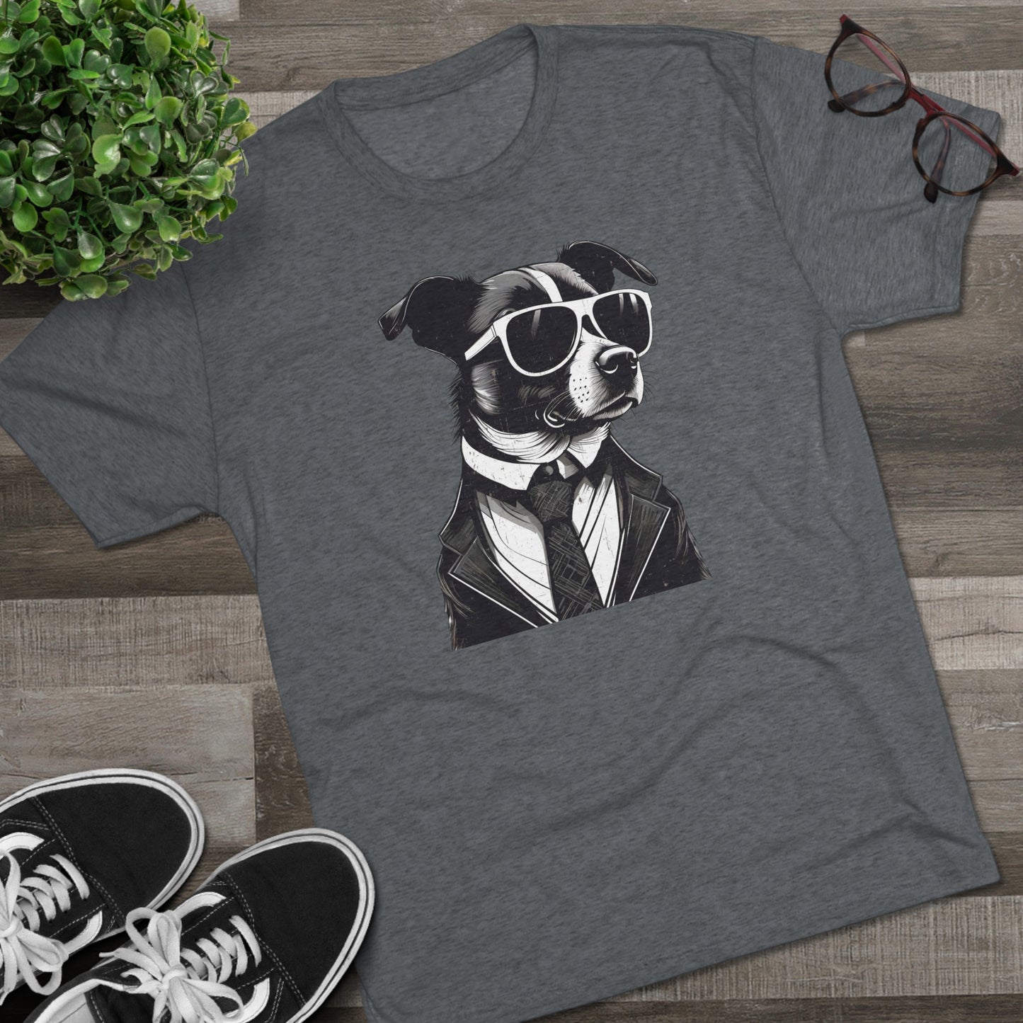 Cool Pup Shirt | Unisex Tri-Blend Crew Tee | Dog Lover | Fun | New Design | 2024 | Summer | Gift | Birthday Gift | Pet Lover | Sweet | Bones