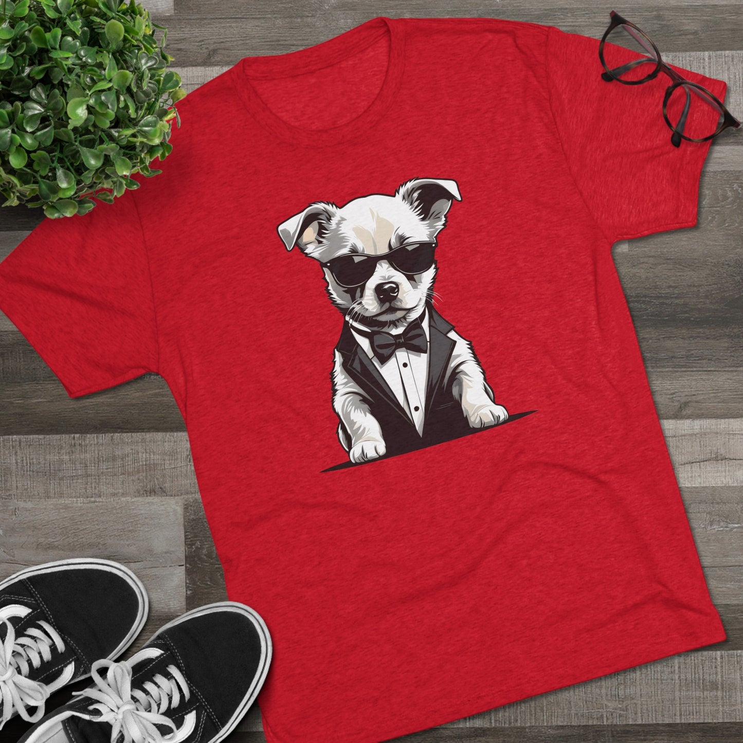 Cool Pup Shirt | Unisex Tri-Blend Crew Tee | Dog Lover | Fun | New Design | 2024 | Summer | Gift | Birthday Gift | Pet Lover | Sweet | Bones