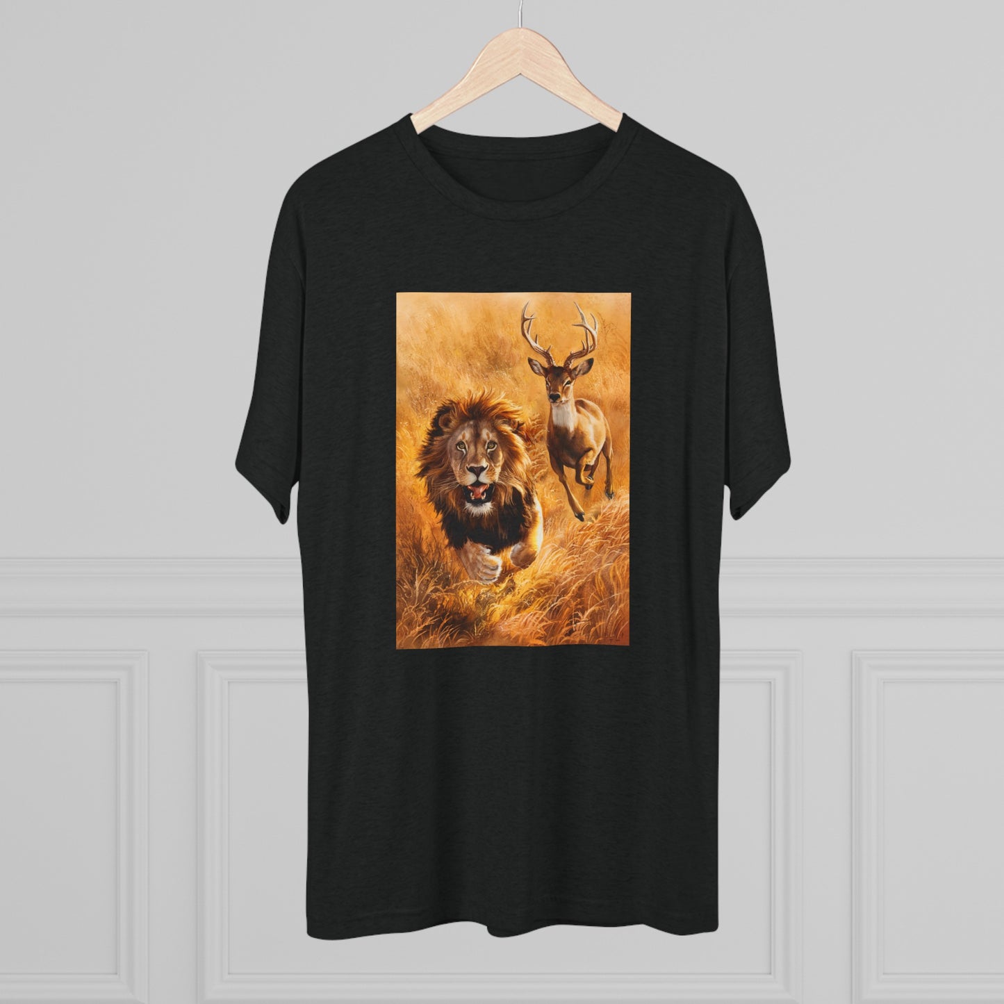 Fearless Pursuit - Lions Fear Me | Unisex Tri-Blend Crew Tee | No Fear | New | 2024 | Summer | Gift | Birthday Gift | Courage | Bold