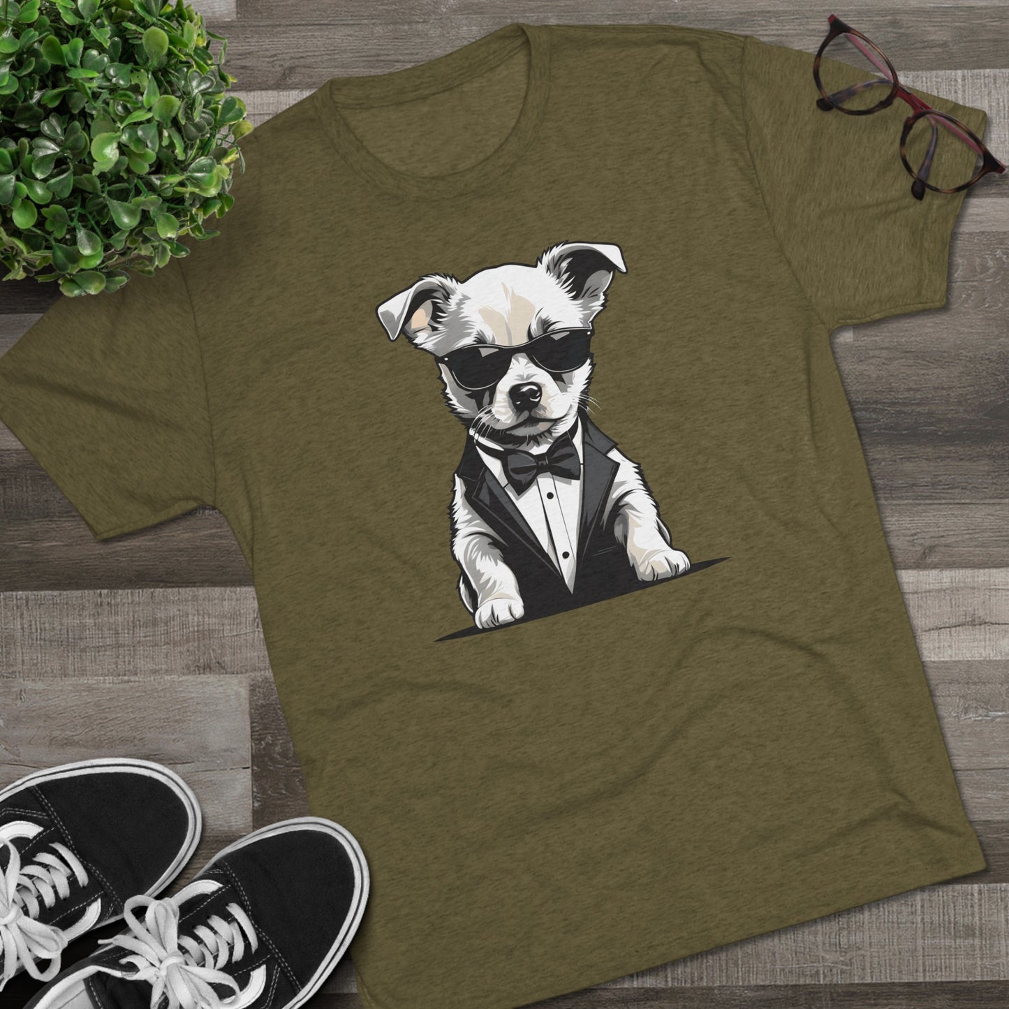 Cool Pup Shirt | Unisex Tri-Blend Crew Tee | Dog Lover | Fun | New Design | 2024 | Summer | Gift | Birthday Gift | Pet Lover | Sweet | Bones