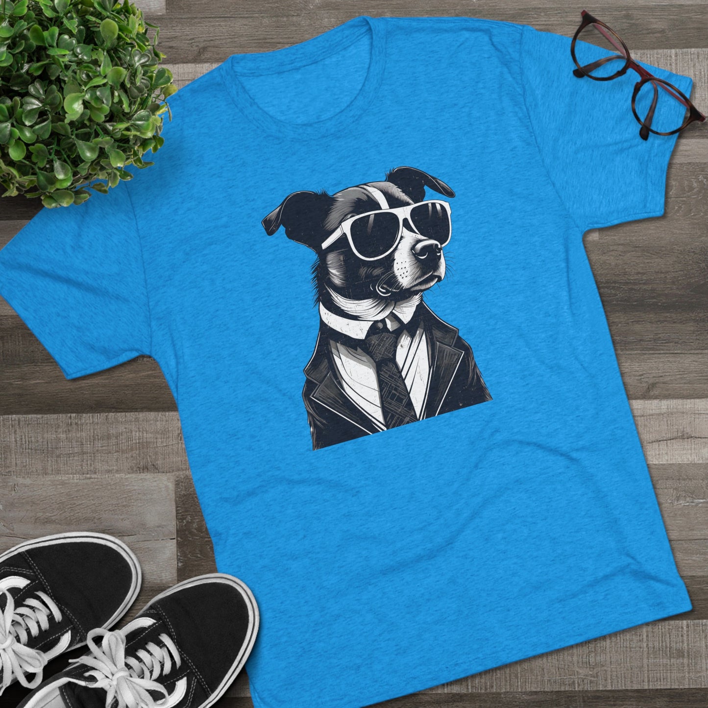 Cool Pup Shirt | Unisex Tri-Blend Crew Tee | Dog Lover | Fun | New Design | 2024 | Summer | Gift | Birthday Gift | Pet Lover | Sweet | Bones