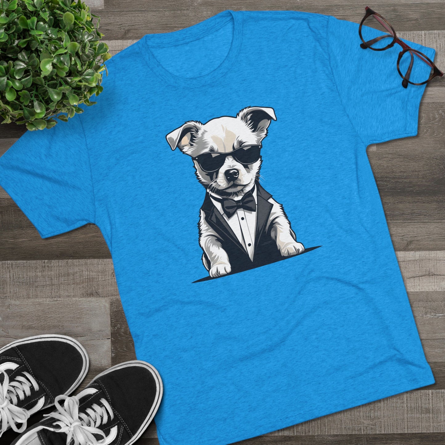 Cool Pup Shirt | Unisex Tri-Blend Crew Tee | Dog Lover | Fun | New Design | 2024 | Summer | Gift | Birthday Gift | Pet Lover | Sweet | Bones
