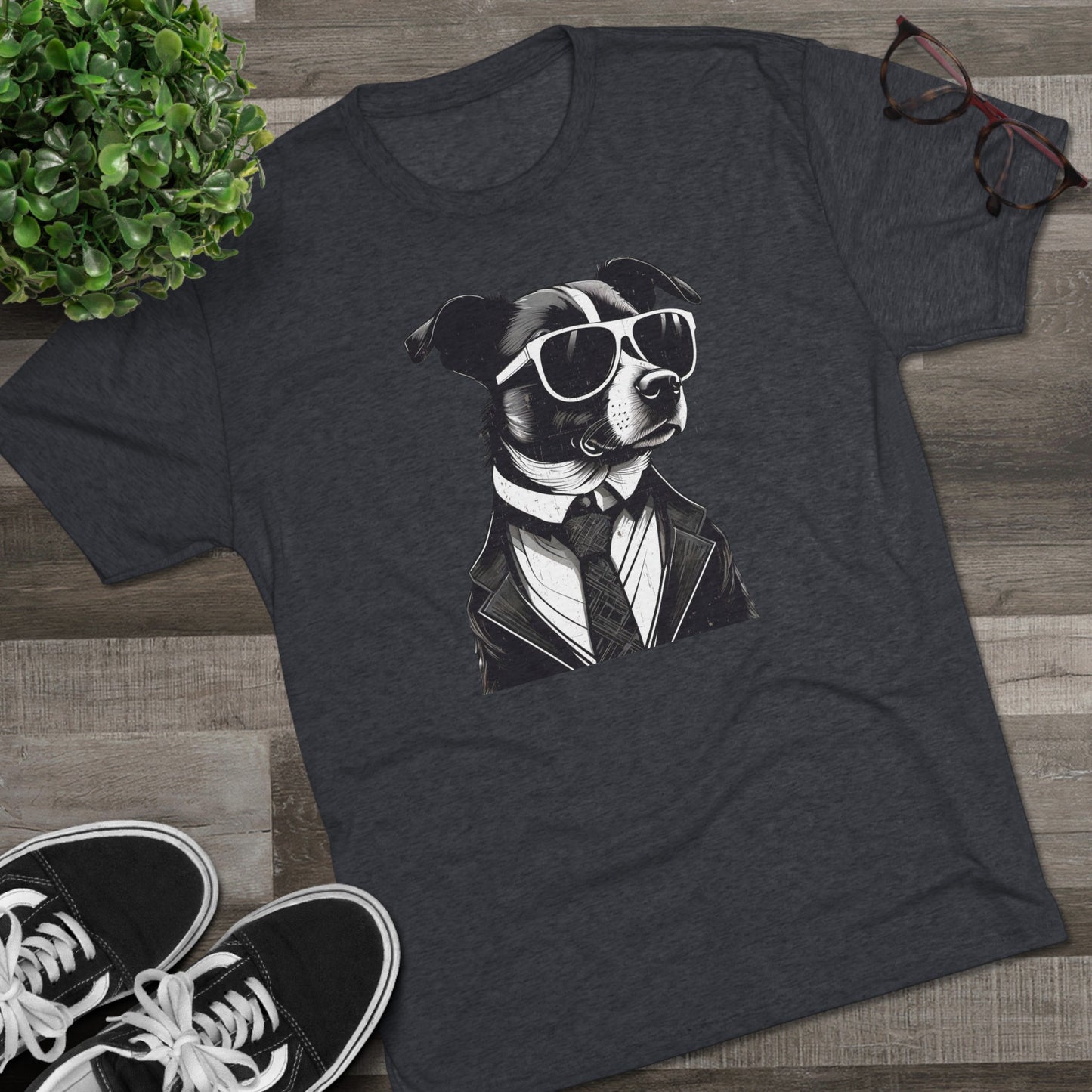 Cool Pup Shirt | Unisex Tri-Blend Crew Tee | Dog Lover | Fun | New Design | 2024 | Summer | Gift | Birthday Gift | Pet Lover | Sweet | Bones