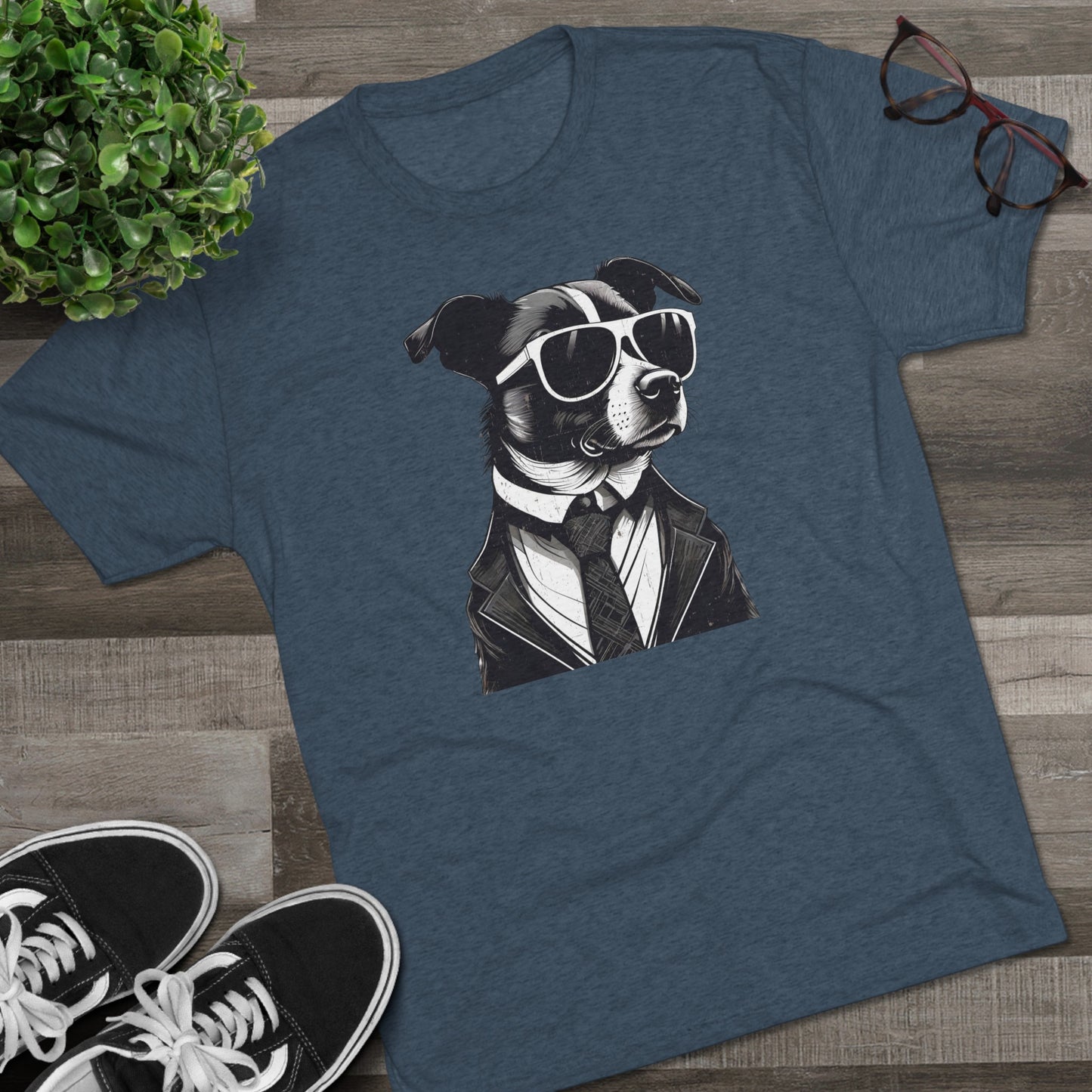 Cool Pup Shirt | Unisex Tri-Blend Crew Tee | Dog Lover | Fun | New Design | 2024 | Summer | Gift | Birthday Gift | Pet Lover | Sweet | Bones