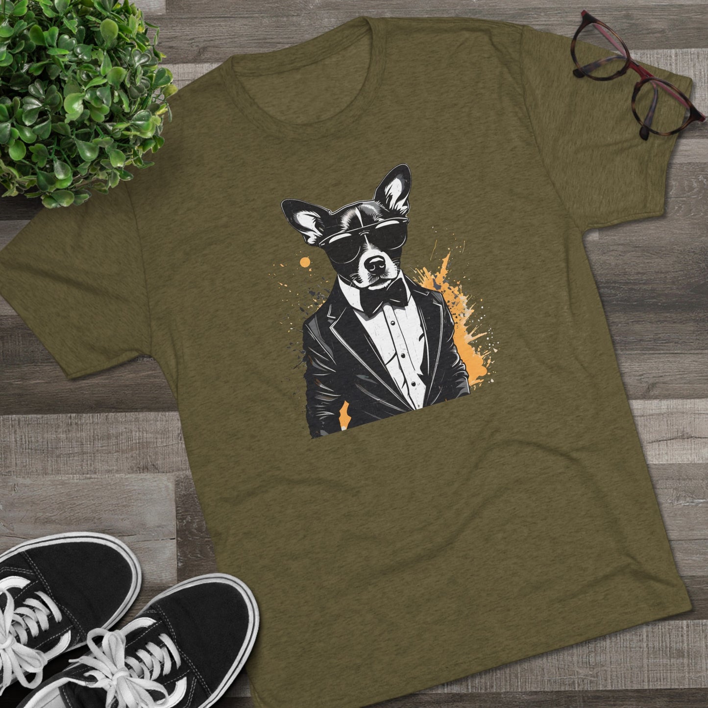 Cool Pup Shirt | Unisex Tri-Blend Crew Tee | Dog Lover | Fun | New Design | 2024 | Summer | Gift | Birthday Gift | Pet Lover | Bones | Sweet