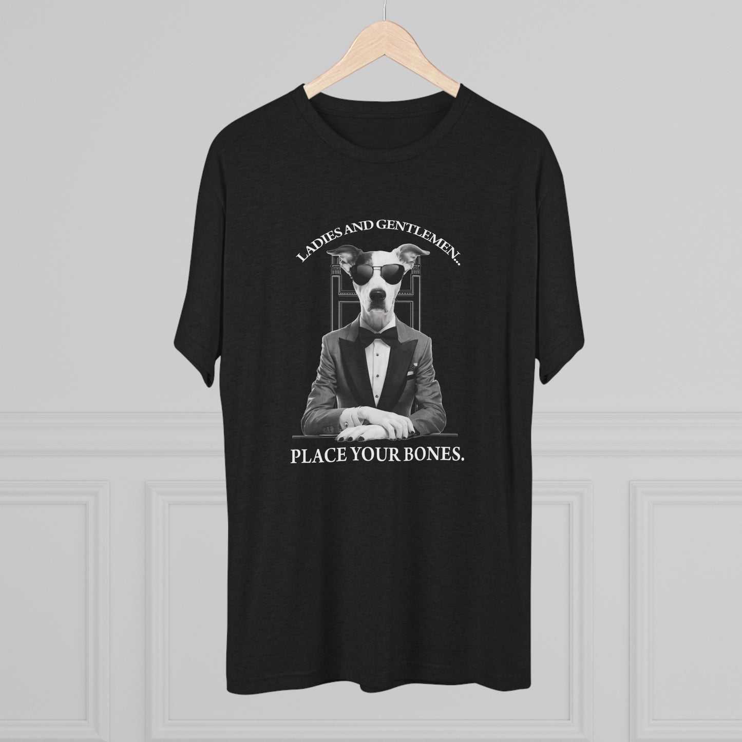Cool Pup Casino Shirt | Unisex Tri-Blend Crew Tee | Dog Lover | Fun | New Design | 2024 | Summer | Gift | Birthday Gift | Pet Lover | Bones