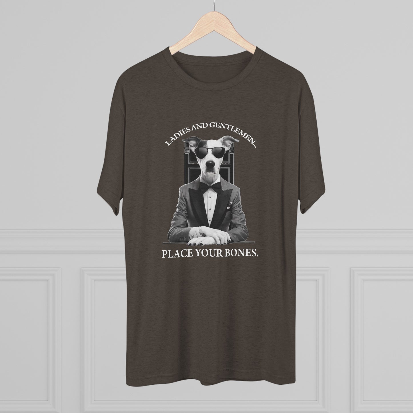 Cool Pup Casino Shirt | Unisex Tri-Blend Crew Tee | Dog Lover | Fun | New Design | 2024 | Summer | Gift | Birthday Gift | Pet Lover | Bones