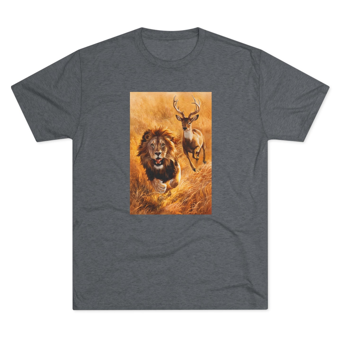 Fearless Pursuit - Lions Fear Me | Unisex Tri-Blend Crew Tee | No Fear | New | 2024 | Summer | Gift | Birthday Gift | Courage | Bold