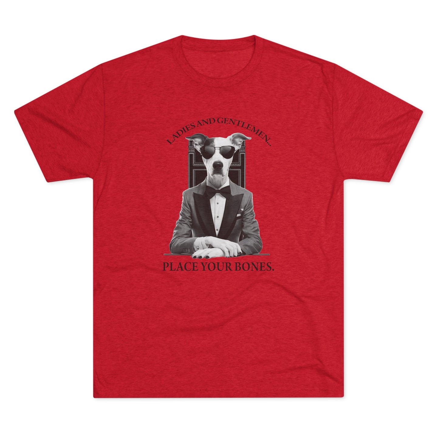 Cool Pup Casino Shirt | Unisex Tri-Blend Crew Tee | Dog Lover | Fun | New Design | 2024 | Summer | Gift | Birthday Gift | Pet Lover | Bark
