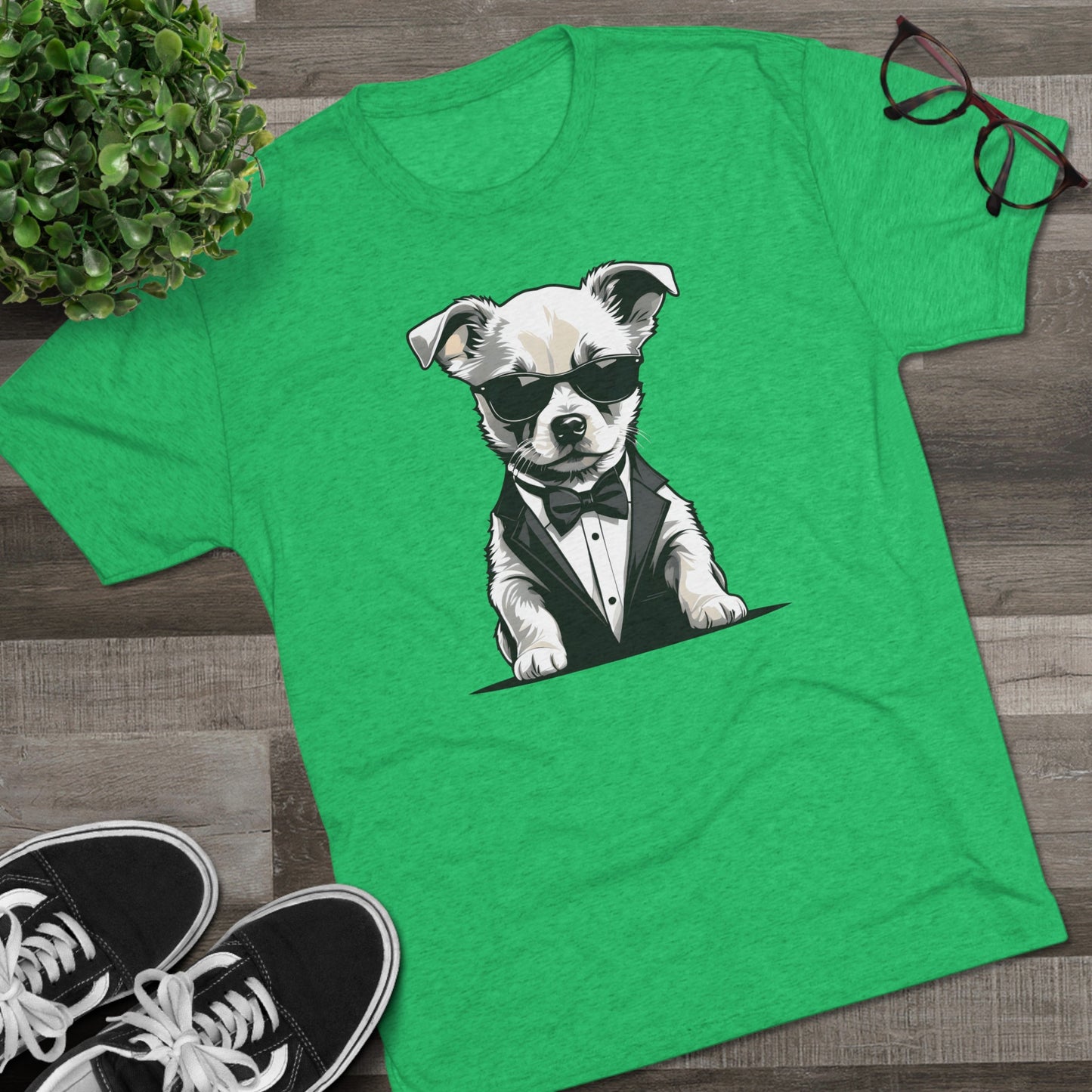Cool Pup Shirt | Unisex Tri-Blend Crew Tee | Dog Lover | Fun | New Design | 2024 | Summer | Gift | Birthday Gift | Pet Lover | Sweet | Bones