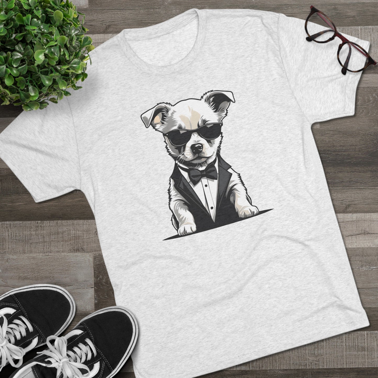 Cool Pup Shirt | Unisex Tri-Blend Crew Tee | Dog Lover | Fun | New Design | 2024 | Summer | Gift | Birthday Gift | Pet Lover | Sweet | Bones