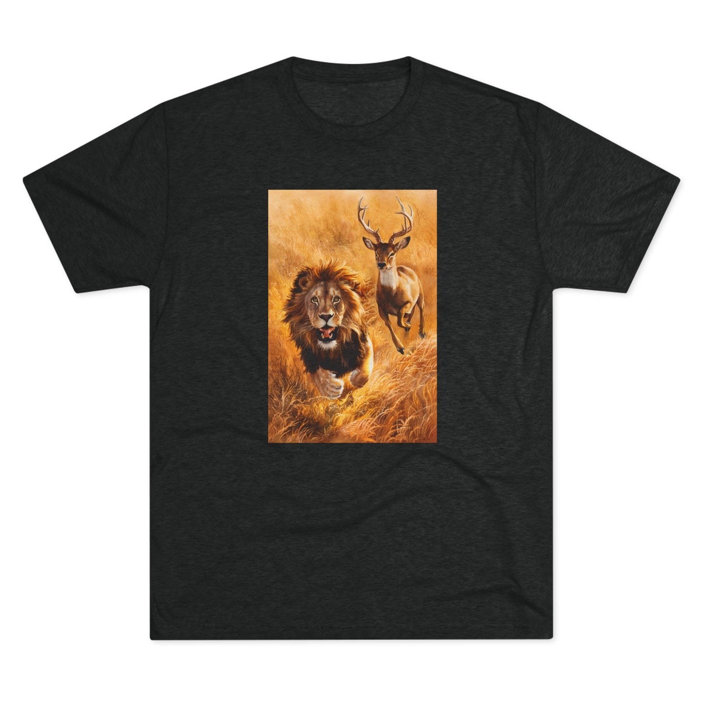 Fearless Pursuit - Lions Fear Me | Unisex Tri-Blend Crew Tee | No Fear | New | 2024 | Summer | Gift | Birthday Gift | Courage | Bold