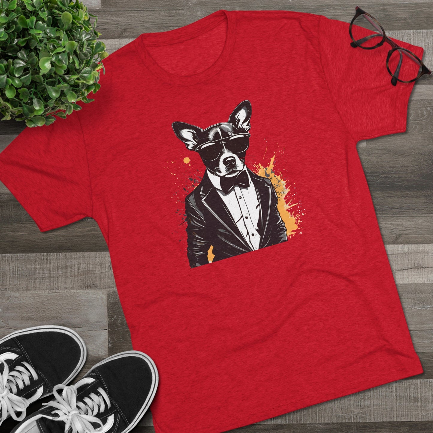 Cool Pup Shirt | Unisex Tri-Blend Crew Tee | Dog Lover | Fun | New Design | 2024 | Summer | Gift | Birthday Gift | Pet Lover | Bones | Sweet