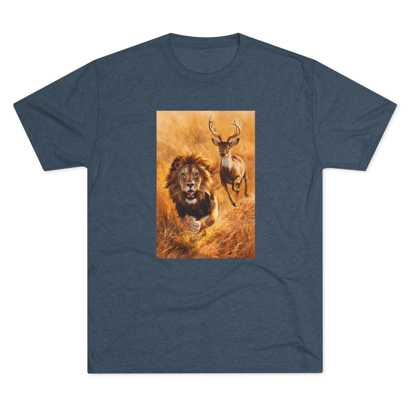 Fearless Pursuit - Lions Fear Me | Unisex Tri-Blend Crew Tee | No Fear | New | 2024 | Summer | Gift | Birthday Gift | Courage | Bold