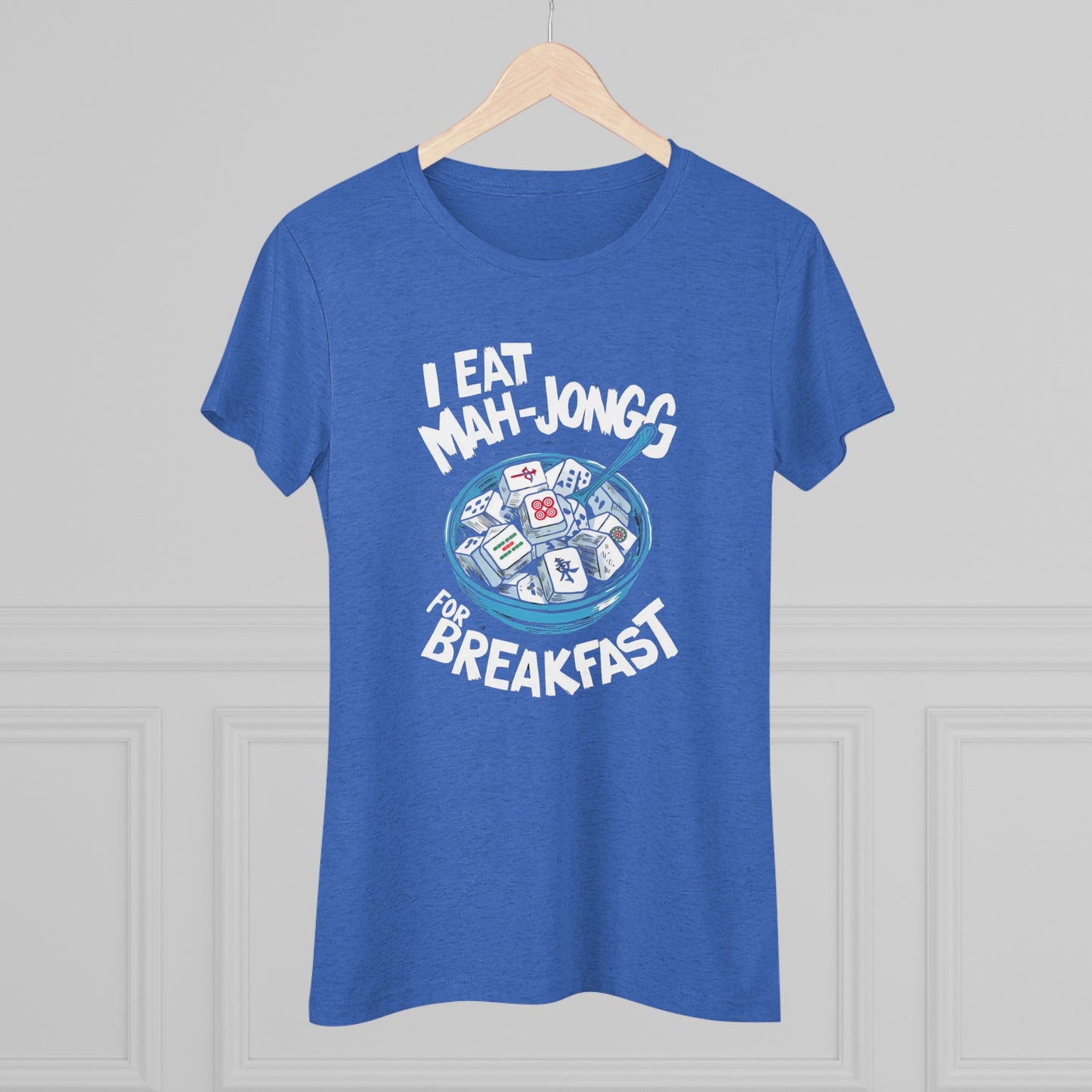 I Eat Mah-Jongg for Breakfast | Soft T-shirt | Mahjong | Funny | Crazy | Asian | New | Gift | Grandma | Mom | Dad | 2024 | Kung Fu | Panda