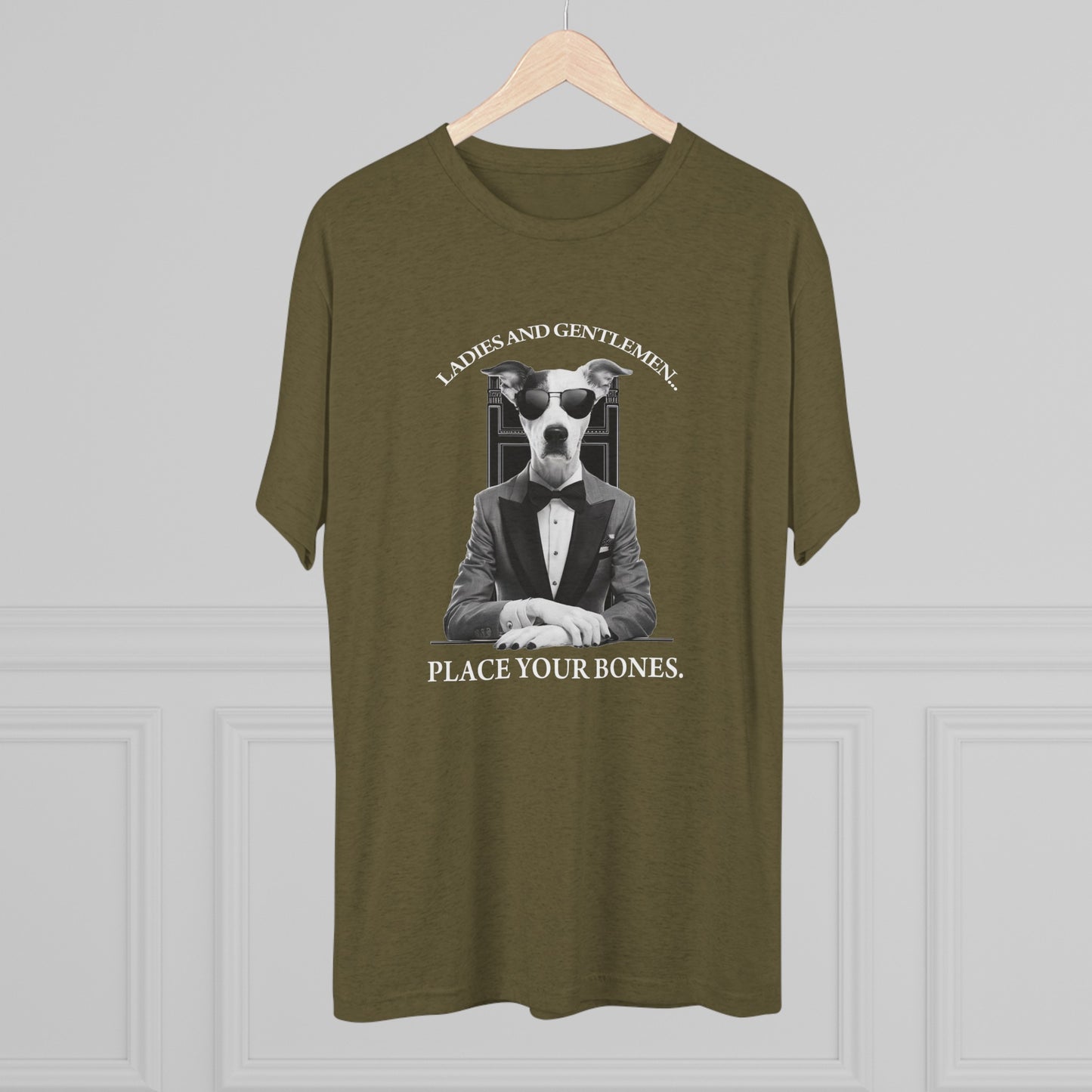 Cool Pup Casino Shirt | Unisex Tri-Blend Crew Tee | Dog Lover | Fun | New Design | 2024 | Summer | Gift | Birthday Gift | Pet Lover | Bones