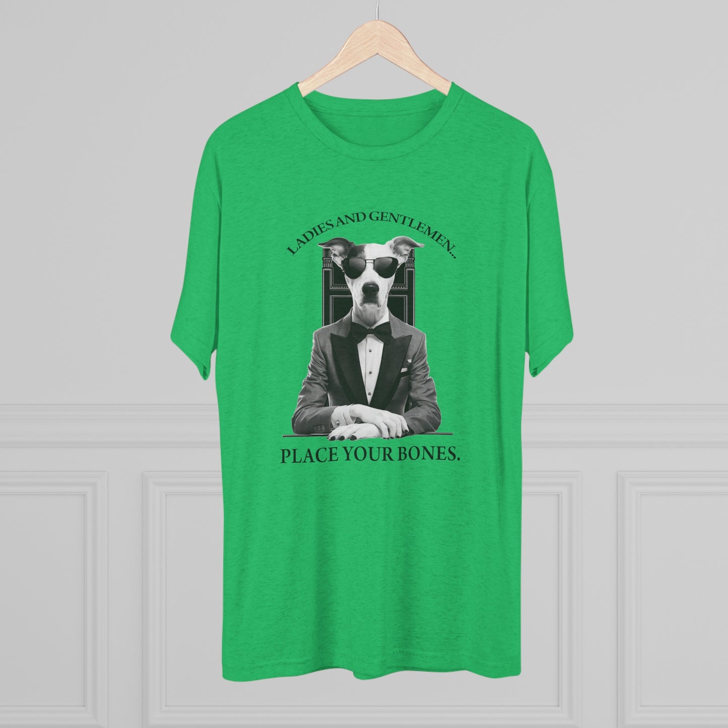 Cool Pup Casino Shirt | Unisex Tri-Blend Crew Tee | Dog Lover | Fun | New Design | 2024 | Summer | Gift | Birthday Gift | Pet Lover | Bark
