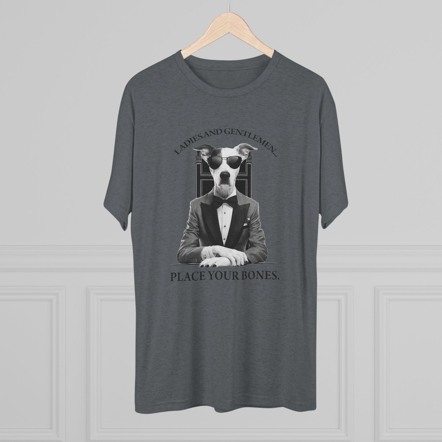 Cool Pup Casino Shirt | Unisex Tri-Blend Crew Tee | Dog Lover | Fun | New Design | 2024 | Summer | Gift | Birthday Gift | Pet Lover | Bark