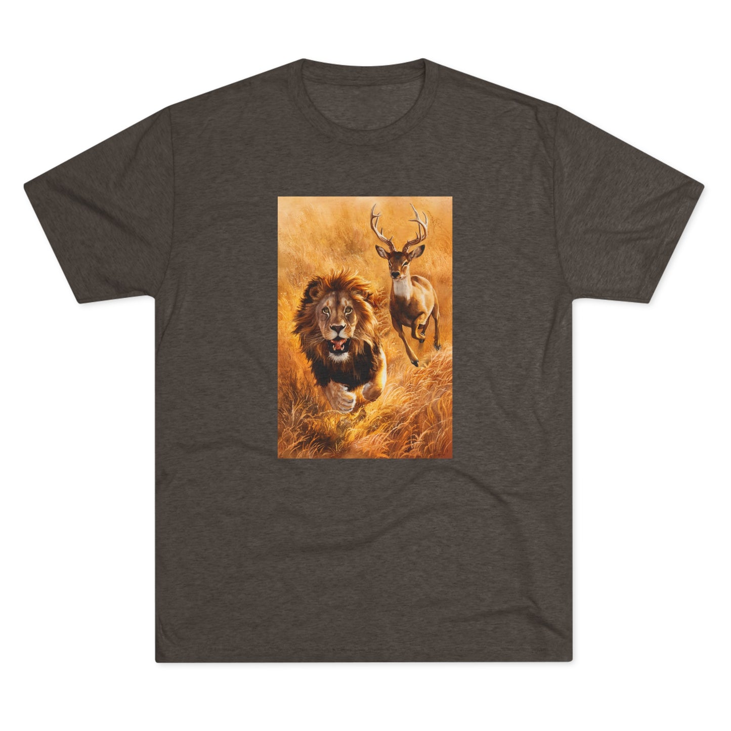 Fearless Pursuit - Lions Fear Me | Unisex Tri-Blend Crew Tee | No Fear | New | 2024 | Summer | Gift | Birthday Gift | Courage | Bold
