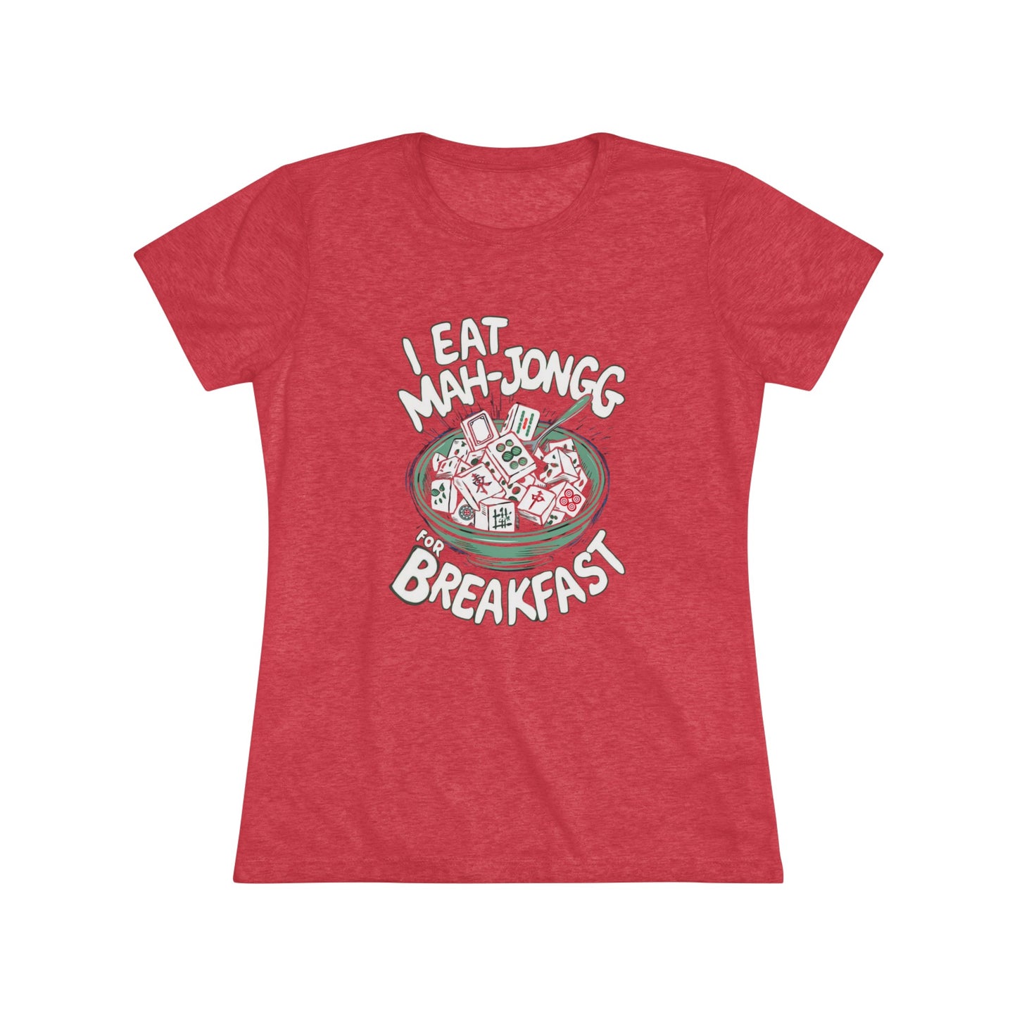 I Eat Mah-Jongg for Breakfast | Soft T-shirt | Mahjong | Funny | Crazy | Asian | New | Gift | Grandma | Mom | Dad | 2024 | Kung Fu | Panda