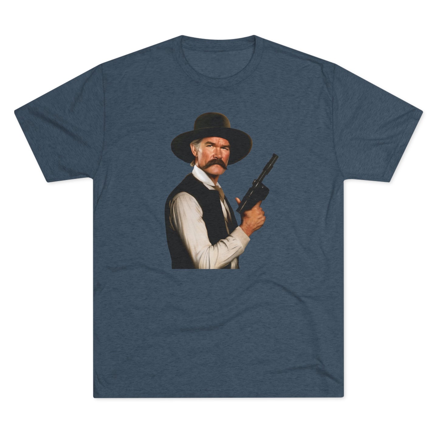 Western Han Solo Tombstone | Unisex Tri-Blend Crew Tee | Star Wars | Fun | New | 2024 | Summer | Gift | Birthday Gift | Son Gift | Old West