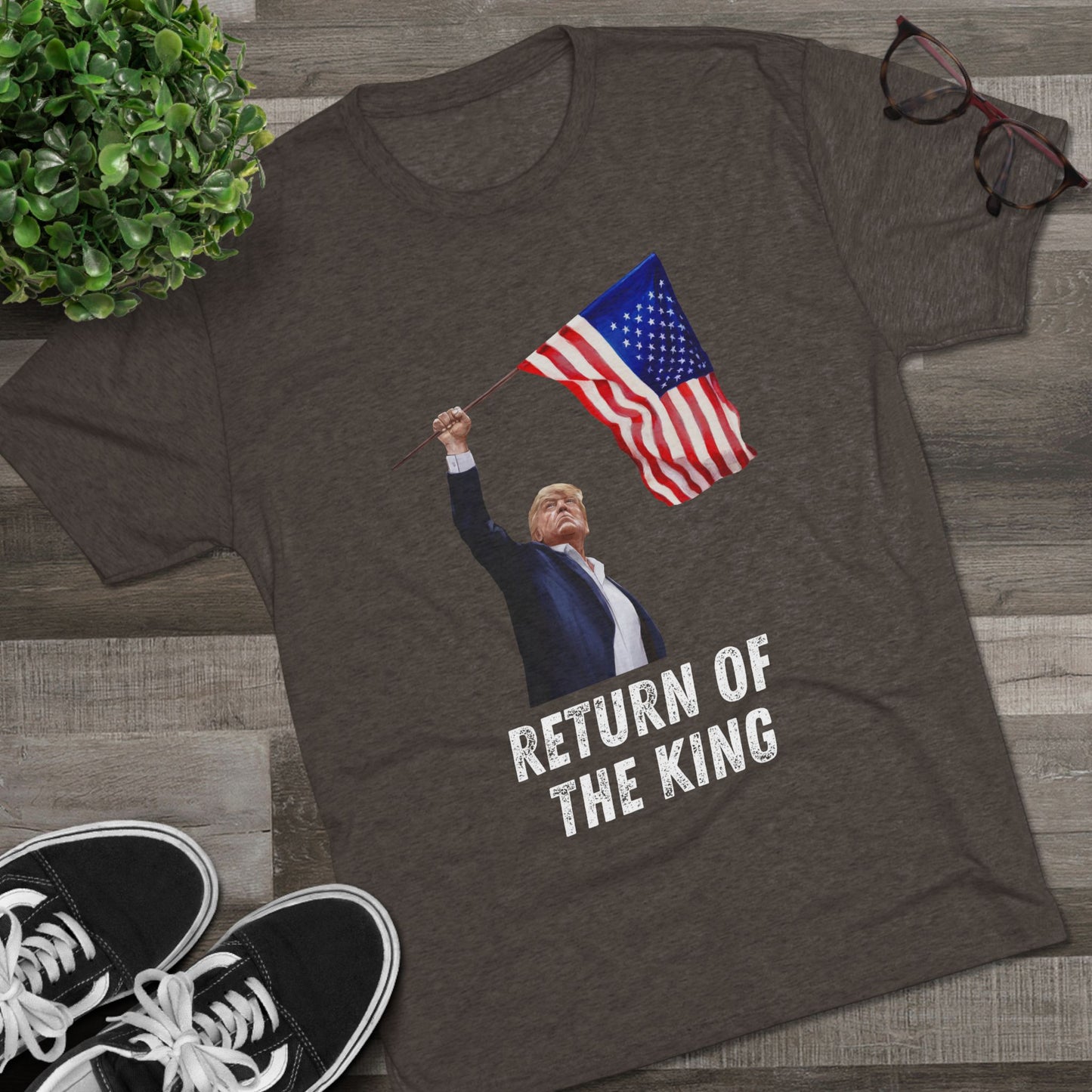 RETURN OF THE KING. Donald Trump Flag Shirt, Trump Shot Shirt, Trump Assassination, Trump 2024, President Trump, LOTR, ROTK