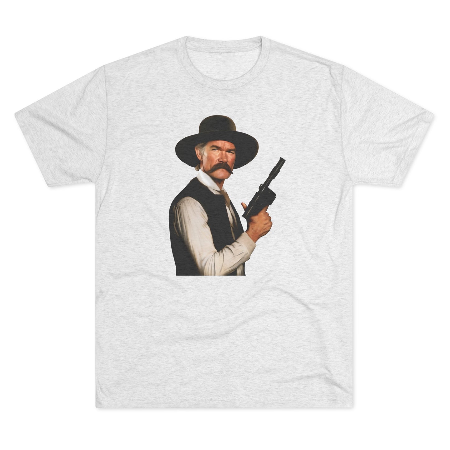 Western Han Solo Tombstone | Unisex Tri-Blend Crew Tee | Star Wars | Fun | New | 2024 | Summer | Gift | Birthday Gift | Son Gift | Old West