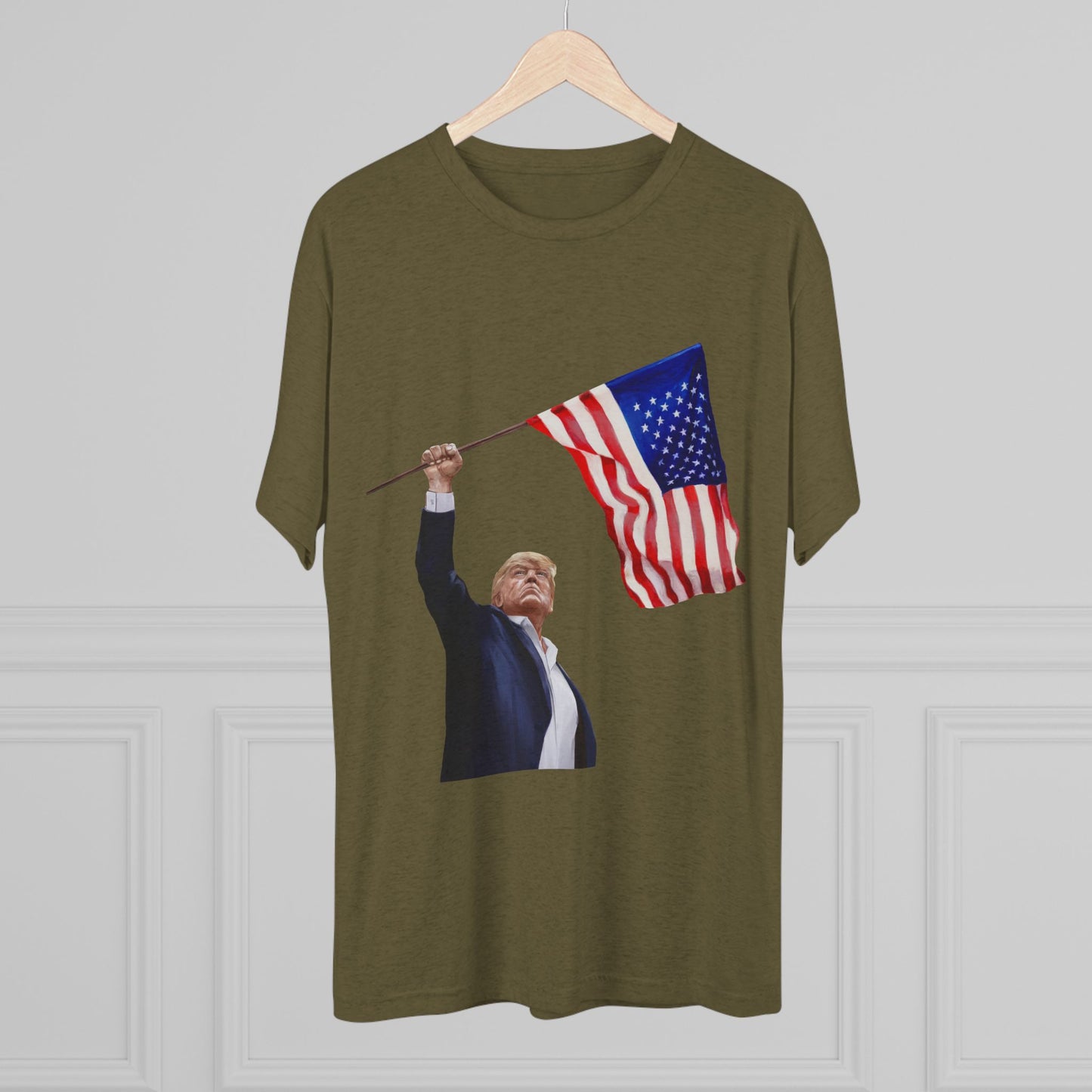 TRUMP AMERICAN FLAG, Donald Trump Flag Shirt, Trump Shot Shirt, Trump Assassination, Trump 2024, President Trump, Salute, Patriot