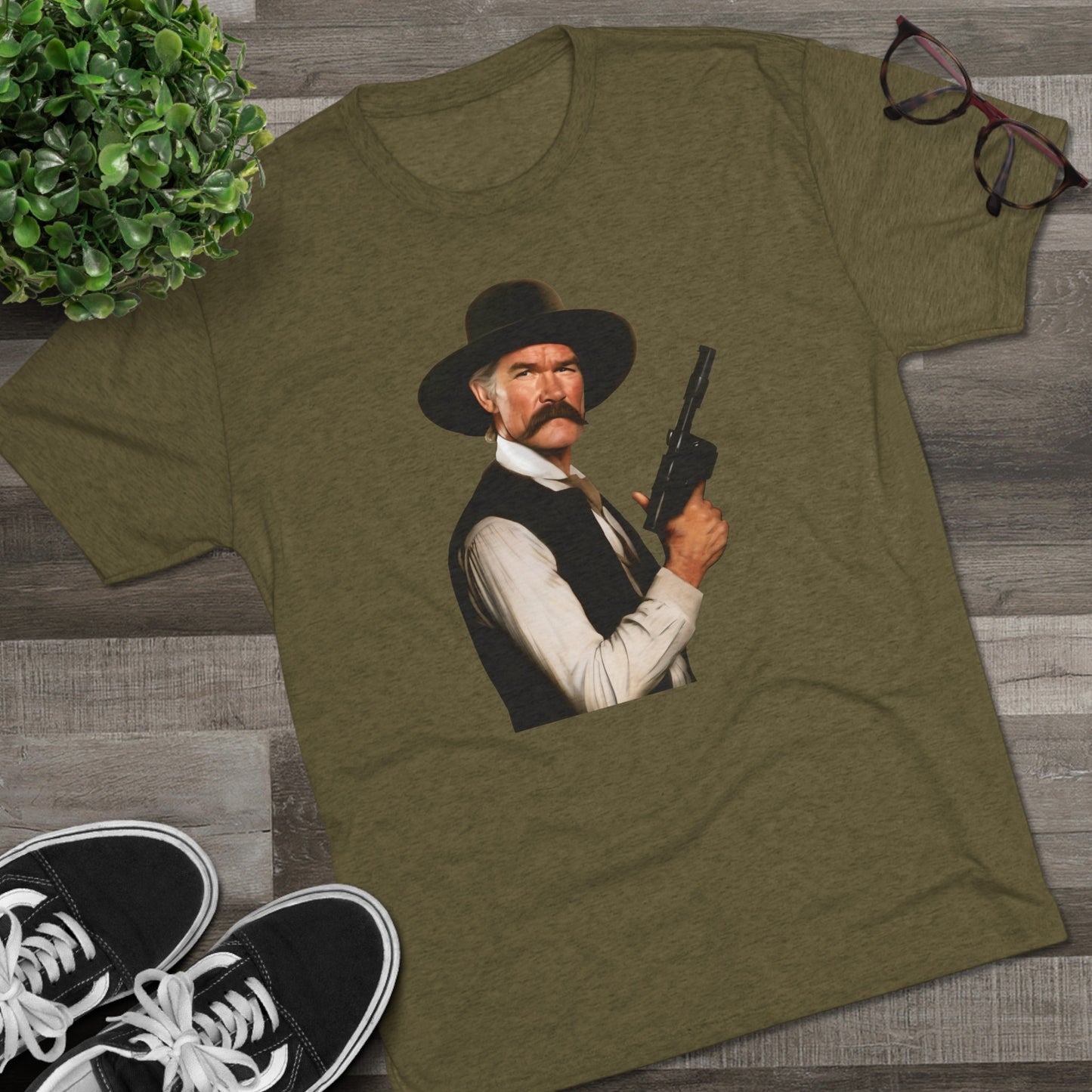 Western Han Solo Tombstone | Unisex Tri-Blend Crew Tee | Star Wars | Fun | New | 2024 | Summer | Gift | Birthday Gift | Son Gift | Old West