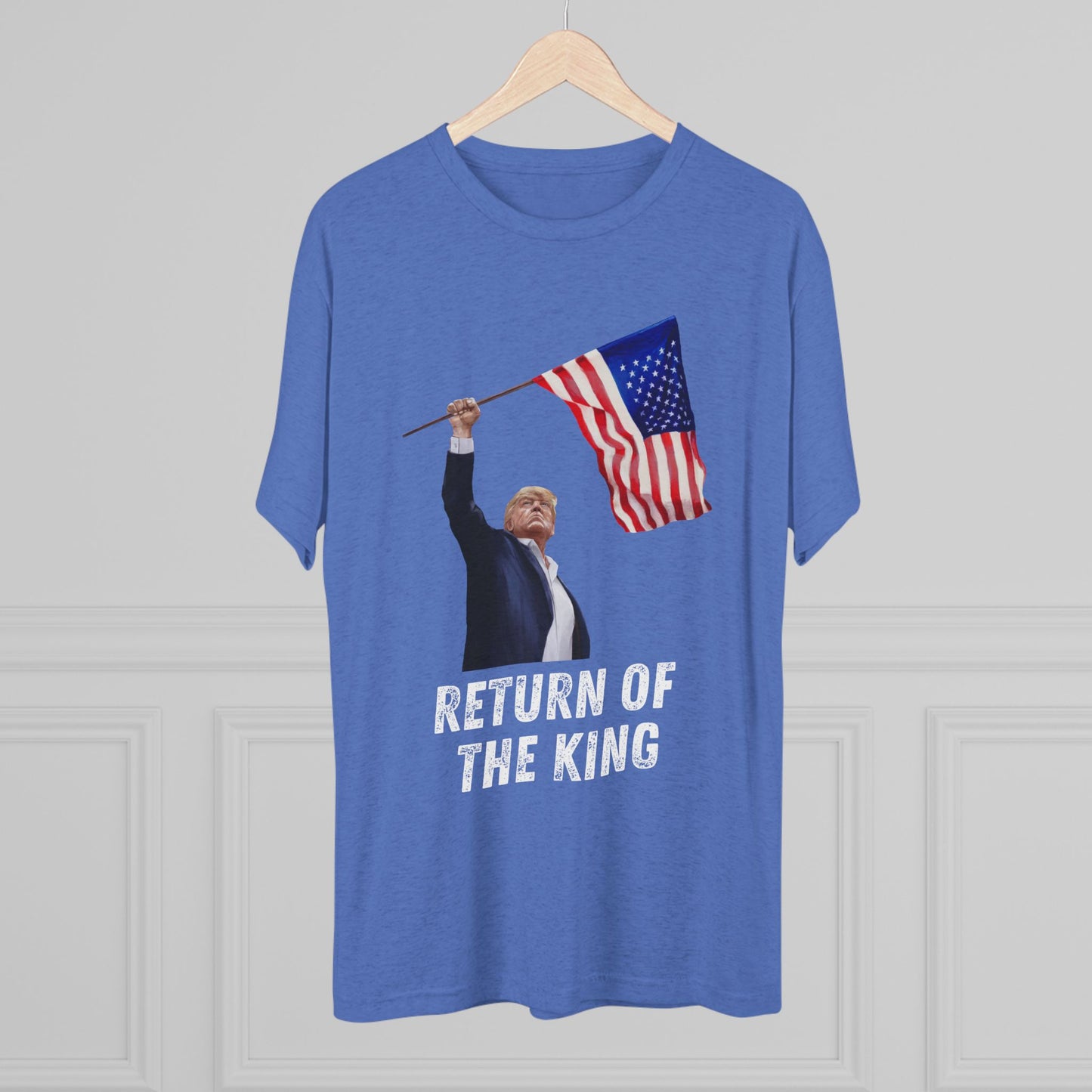 RETURN OF THE KING. Donald Trump Flag Shirt, Trump Shot Shirt, Trump Assassination, Trump 2024, President Trump, LOTR, ROTK