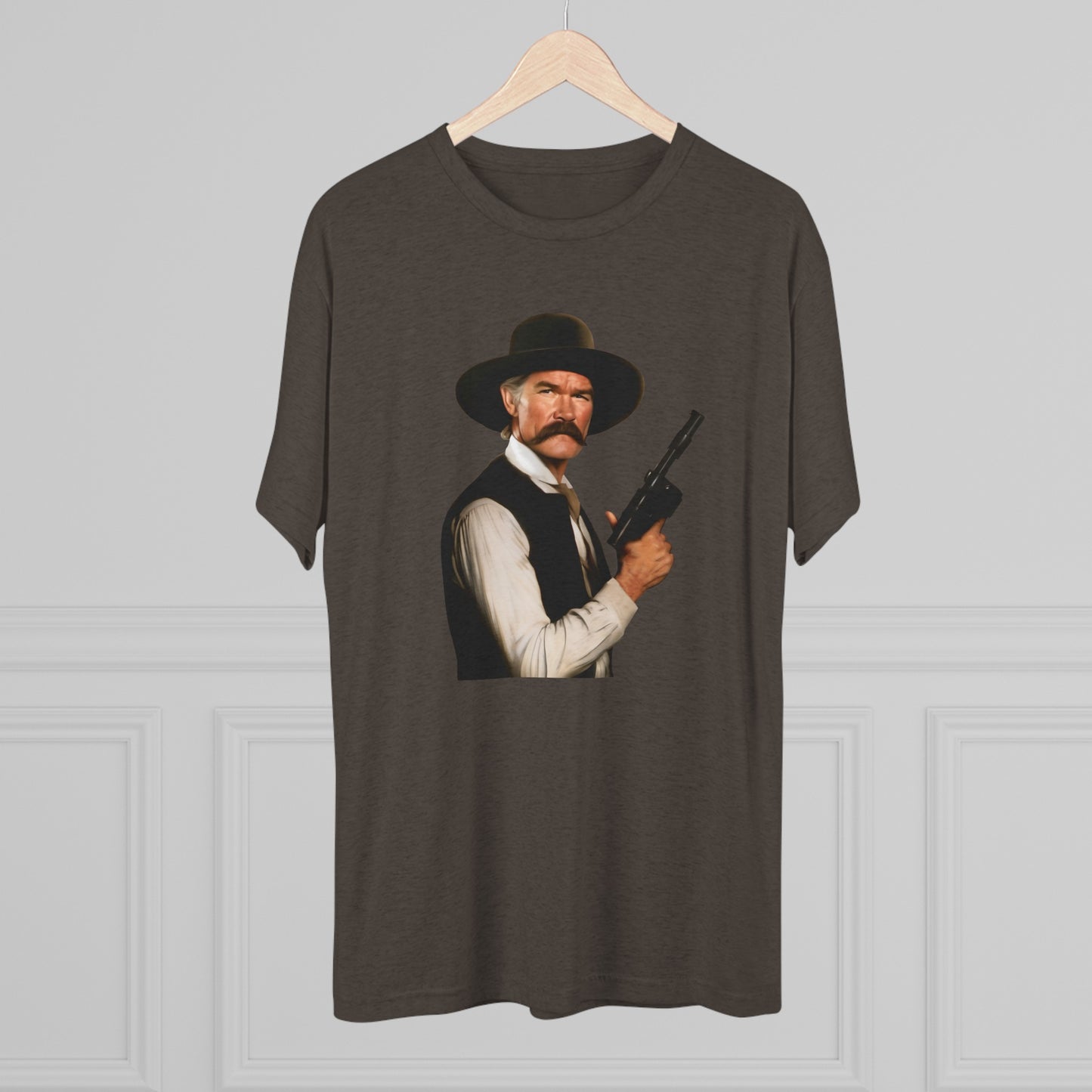 Western Han Solo Tombstone | Unisex Tri-Blend Crew Tee | Star Wars | Fun | New | 2024 | Summer | Gift | Birthday Gift | Son Gift | Old West