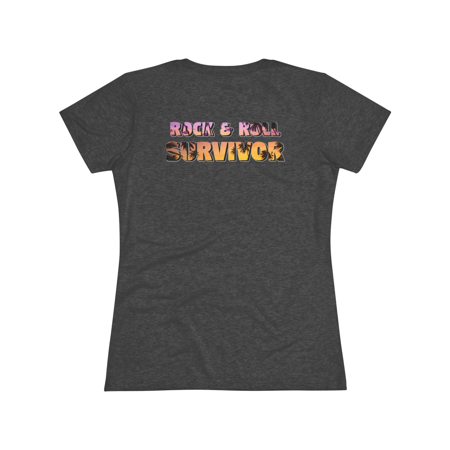 Survivor Fan Tee Outwit Outlast OutSHRED | Women's Tri-Blend Crew Tee | | Rock and Roll | New Design | 2024 | Mom | Birthday Gift | Girl