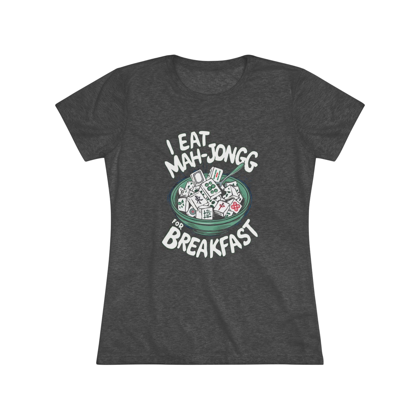 I Eat Mah-Jongg for Breakfast | Soft T-shirt | Mahjong | Funny | Crazy | Asian | New | Gift | Grandma | Mom | Dad | 2024 | Kung Fu | Panda