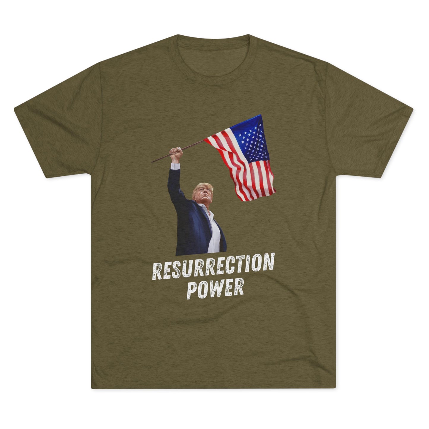 RESURRECTION POWER. Donald Trump Flag Shirt, Trump Shot Shirt, Trump Assassination, Trump 2024 T-Shirt, President Trump