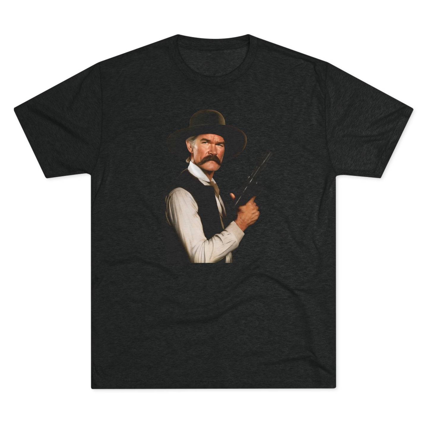 Western Han Solo Tombstone | Unisex Tri-Blend Crew Tee | Star Wars | Fun | New | 2024 | Summer | Gift | Birthday Gift | Son Gift | Old West