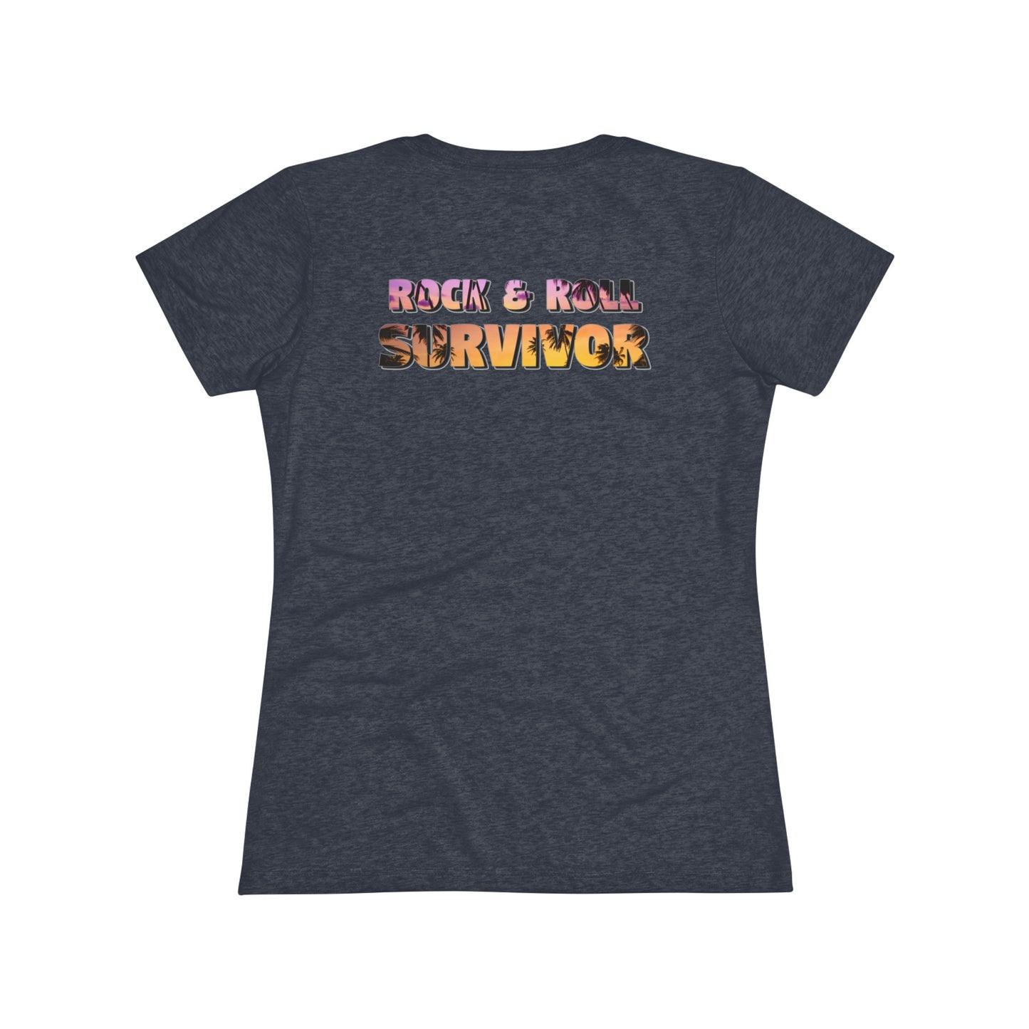 Survivor Fan Tee Outwit Outlast OutSHRED | Women's Tri-Blend Crew Tee | | Rock and Roll | New Design | 2024 | Mom | Birthday Gift | Girl