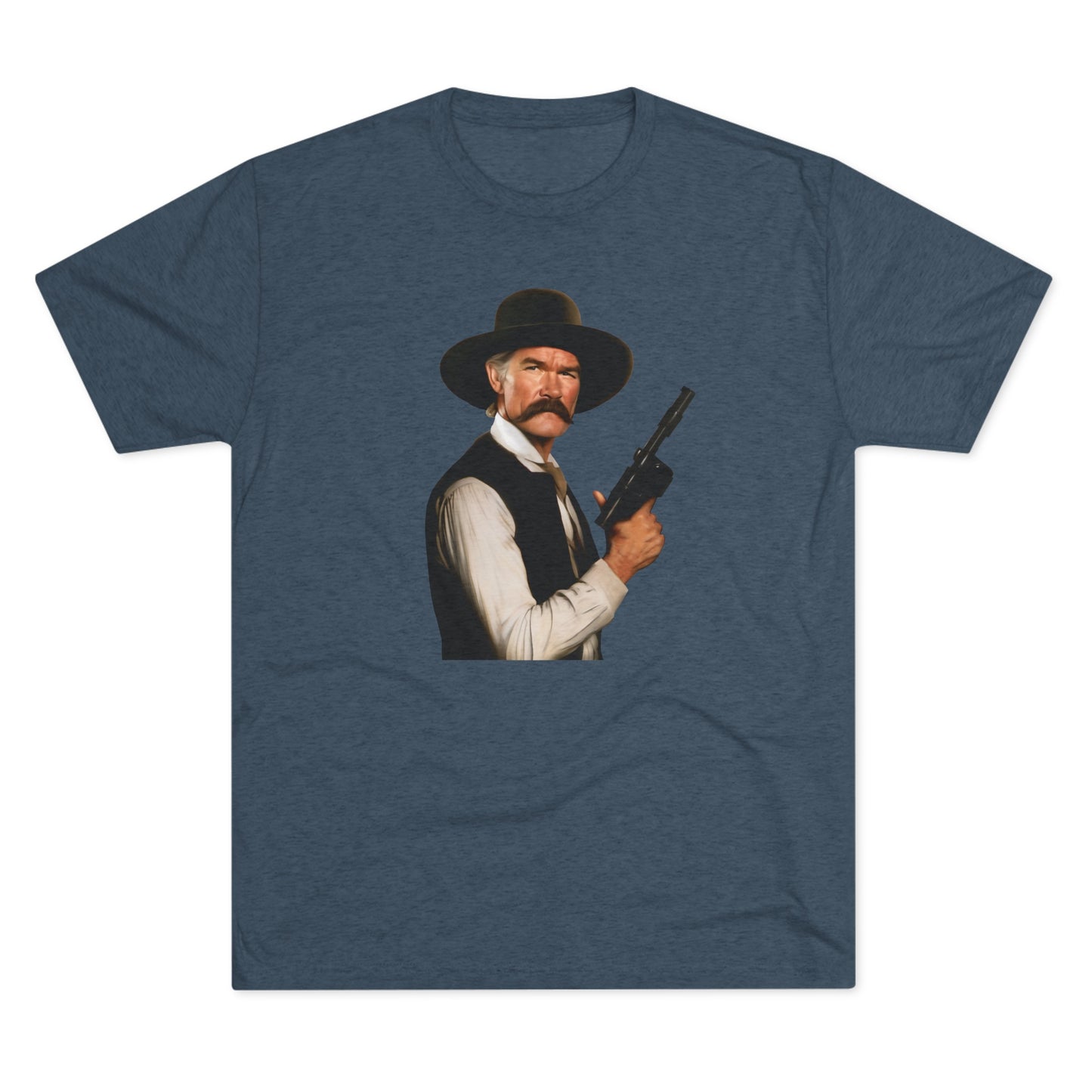 Western Han Solo Tombstone | Unisex Tri-Blend Crew Tee | Star Wars | Fun | New | 2024 | Summer | Gift | Birthday Gift | Son Gift | Old West