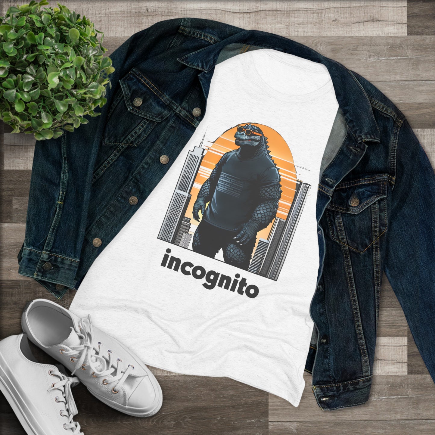 Godzilla incognito Shirt, Funny Godzilla Tee, King of Monsters T Shirt, Movie Fan Gift for Him, New Design, 2024, Summer, Stealth, Spy